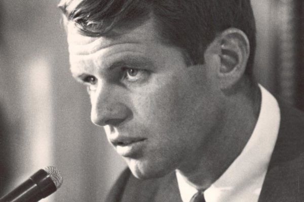 Robert F Kennedy giving a speech